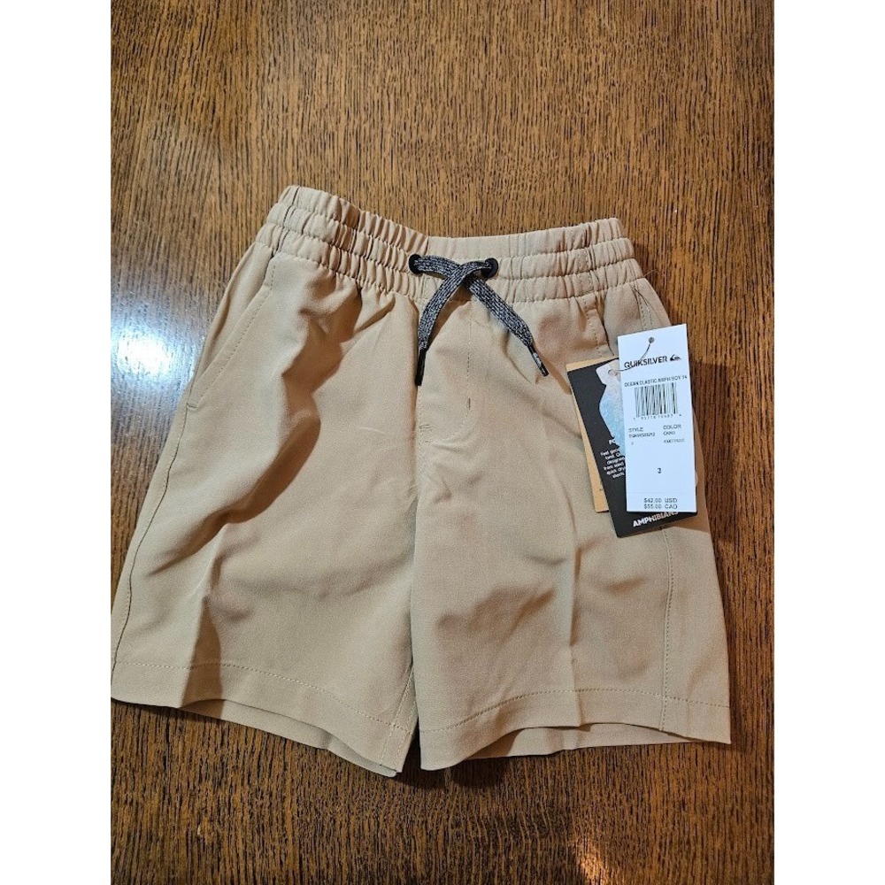 Quiksilver Kids Oceanmade Elastic Amphibian Little Boys Shorts Size 3 NEW